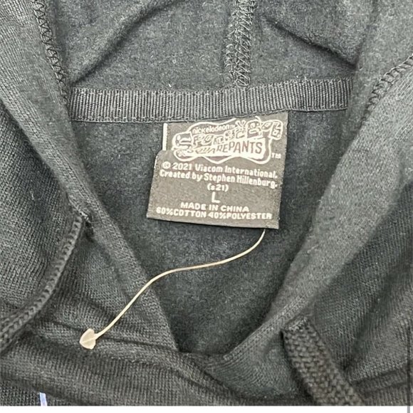 Spongebob Squarepants Adult Hoodie Patrick Jellyfish Colorful Rainbow Tie Dye - Picture 3 of 13